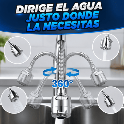 Cabezal de grifo flexible 360º